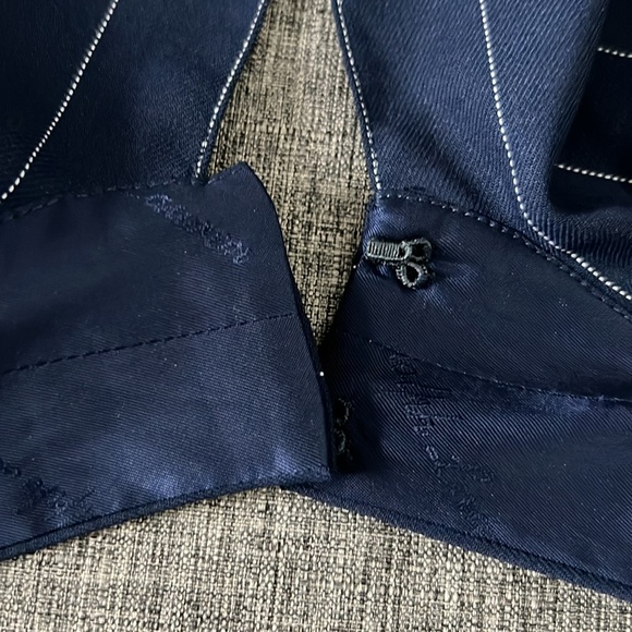 New Ralph Lauren Purple Label Navy/White Jumpsuit Size 2 - Picture 7 of 14